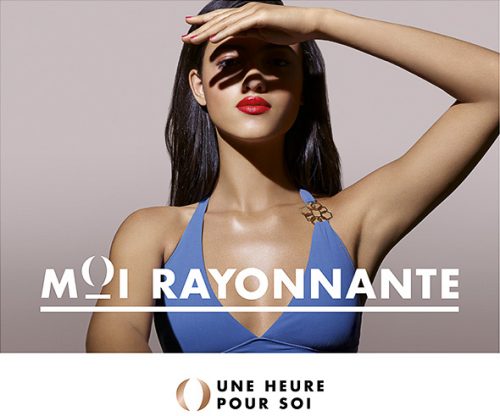advertising shoky van der horst beauty make-up soleil creme solaire Une heure pour soi UHPS