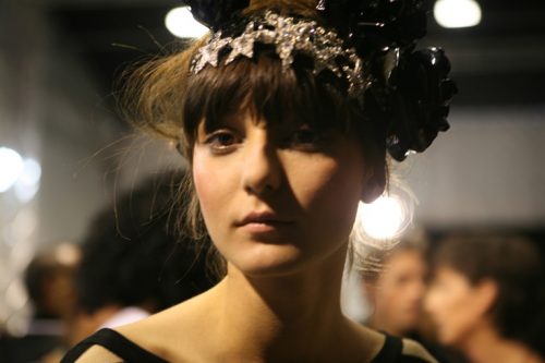 shoky van der horst défilé Sonia Rykiel Paris top model make-up