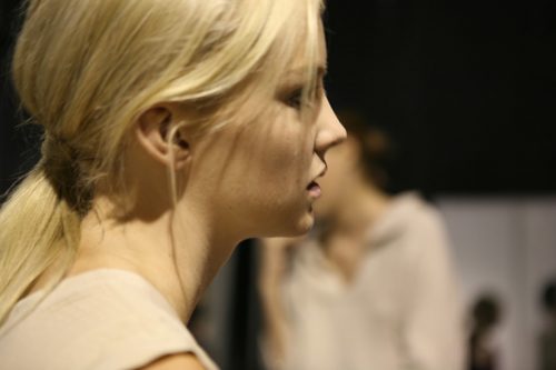 shoky van der horst défilé Isabel Marrant top model make-up
